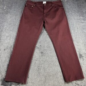 PT05‎ Men's Size 36x28 Burgundy Maroon Soul Slim 5-Pocket Pants